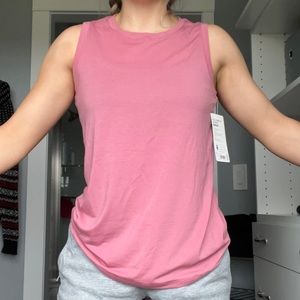 Pink athleta workout top